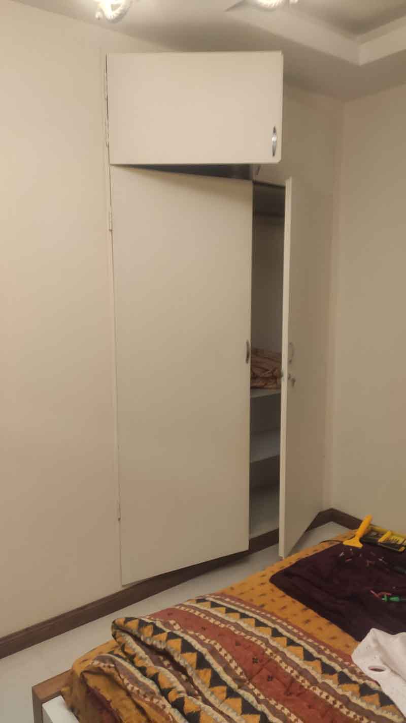 اجرای کمد دیواری ساده اجرای کمد دیواری ساده