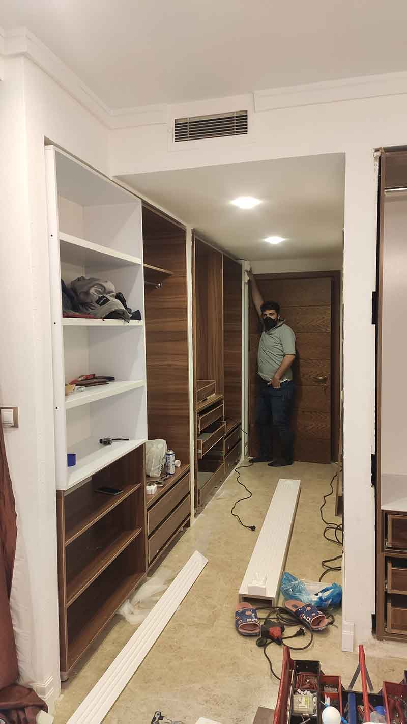 اجرای کمد دیواری کلاسیک در دزاشیب اجرای کمد دیواری کلاسیک در دزاشیب