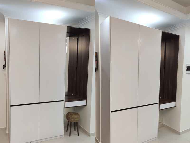 اجرای کمد دیواری مدرن در اکباتان اجرای کمد دیواری مدرن در اکباتان